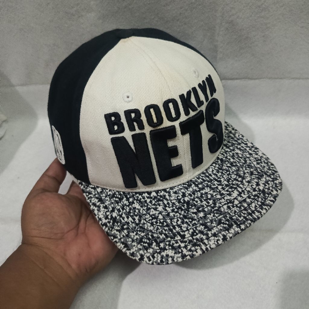 Topi Snapback NBA Brooklyn Nets HyFLAT Original Second Preloved
