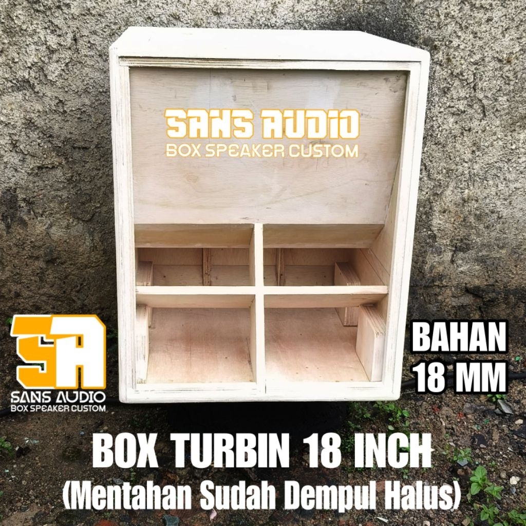 Box speaker turbin 18 inch