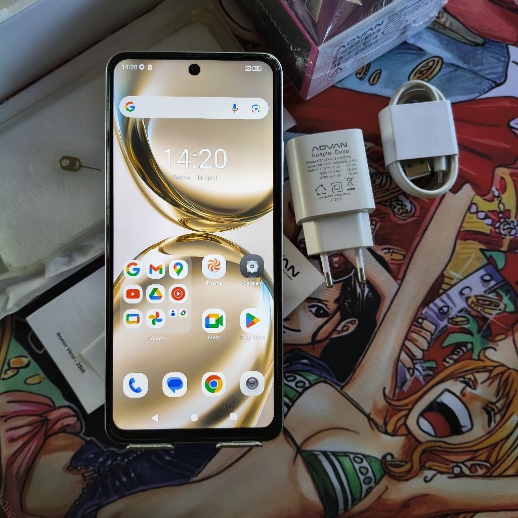 Advan X1 NFC 8/128GB White Fullset Bekas Preloved Bergaransi Resmi