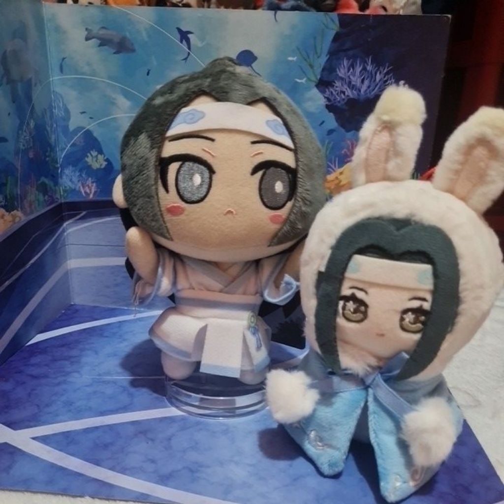 Boneka mdzs tgcf heaven blessing modazushi link click nu carnival mochi plush doll keychain