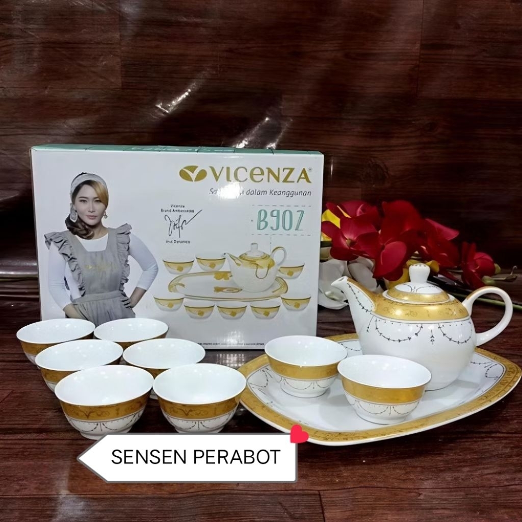 ESKAN / TEKO SET MANGKOK VICENZA 100% ORIGINAL 902