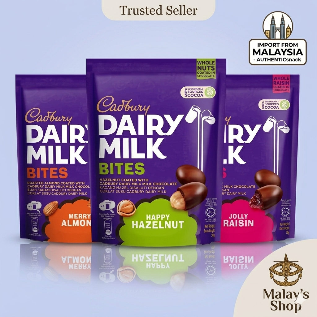 CADBURY DAIRY MILK BITES MURAH 100% ORIGINAL MALAYSIA