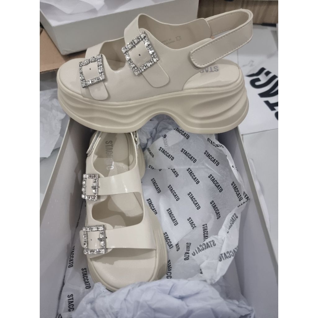 STACCATO wedges Beige