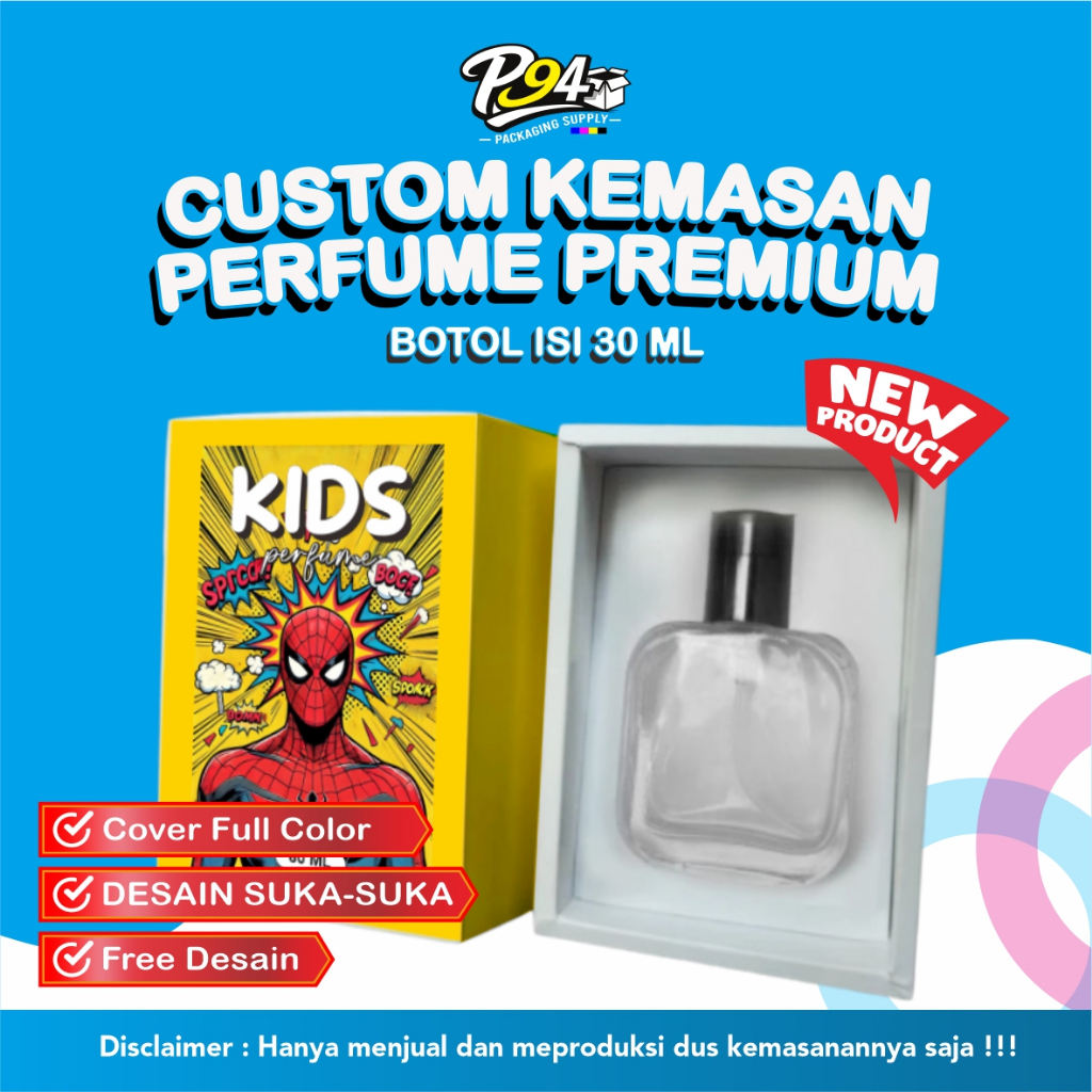 Custom Kemasan Sliding Box untuk Botol 30ml/ packaging kemasan parfum