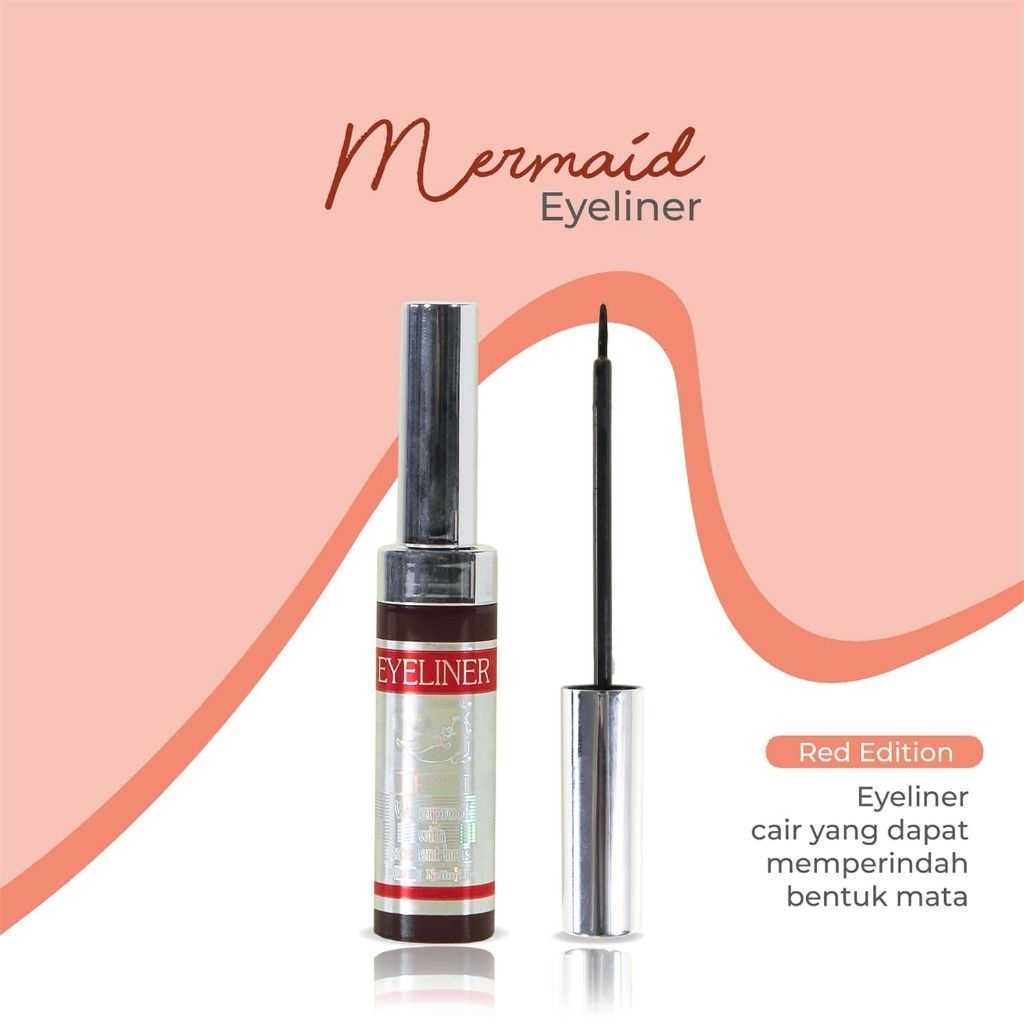 EYELINER MERMAID/EYELINER DUYUNG ORIGINAL BPOM HITAM WATERPROOF ASLI TAHAN LAMA