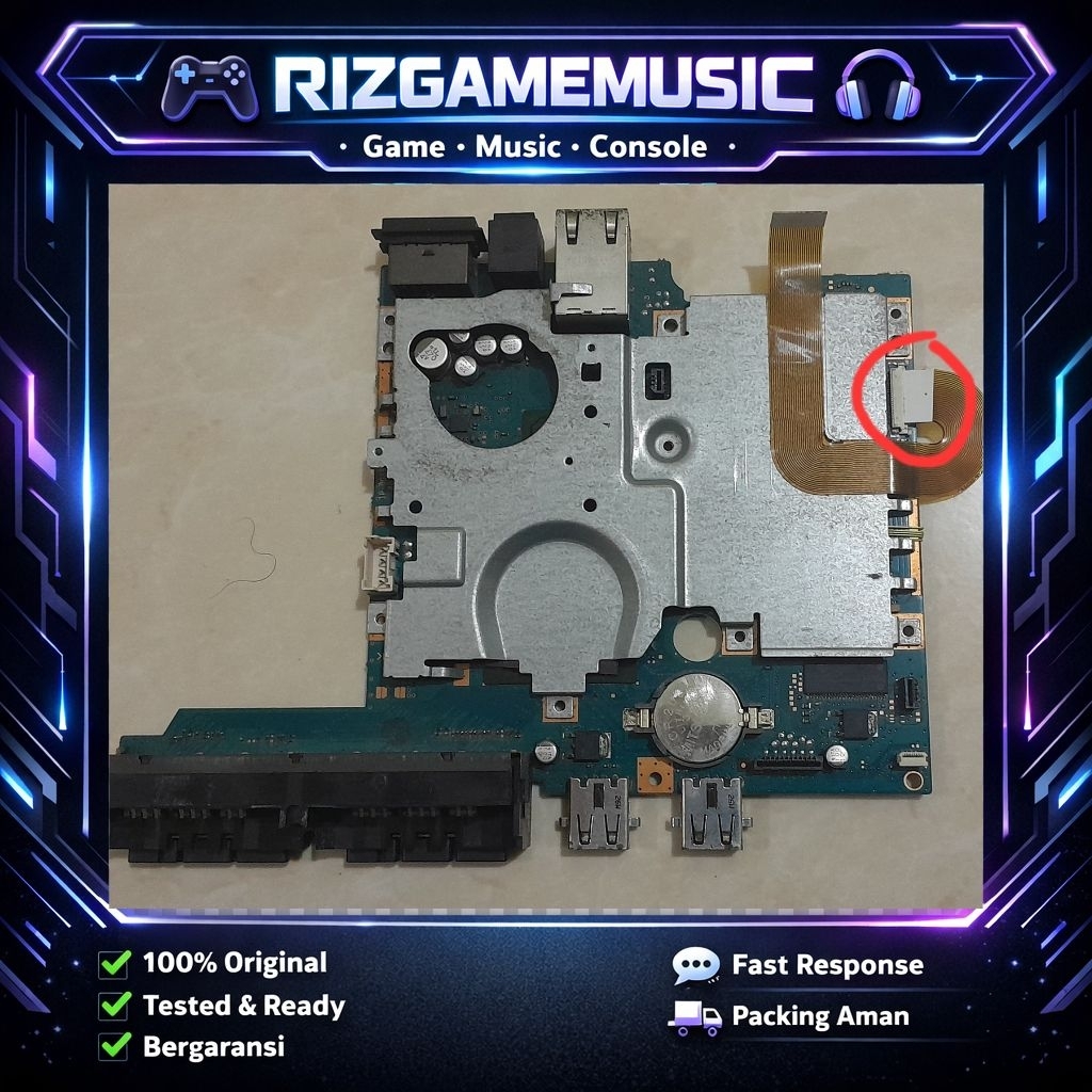 Mainboard motherboard ps2 slim seri 9 cabutan original Kondisi Normal