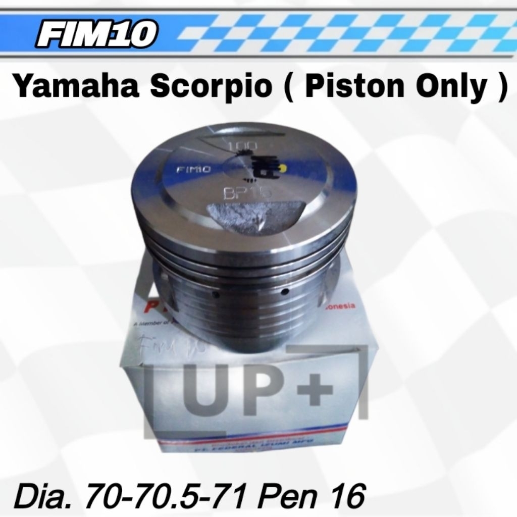 Piston Only Racing Fim 10 Scorpio, Satria FU