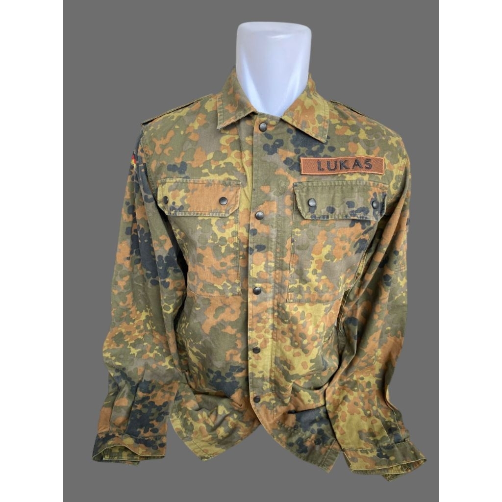 Kemeja BDU Camo Loreng Flecktarn Tentara Jerman Army Original (37)