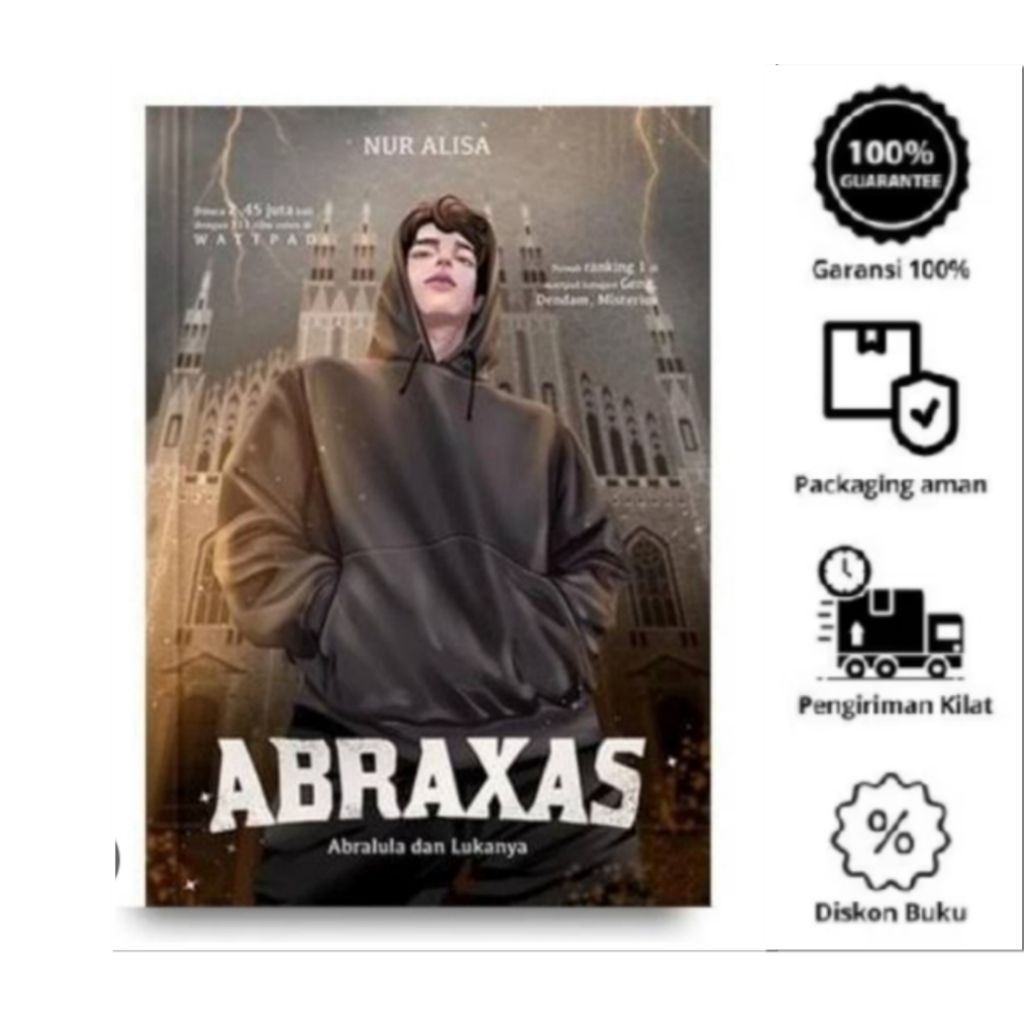 BUKU NOVEL ABRAXAS-GRATIS BIAYA PACKING