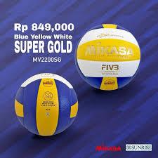 BOLA VOLLEY/VOLY/VOLI MIKASA 2200 SUPER GOLD - MG MV 2200 SG SUPERGOLD ORIGINAL 100%