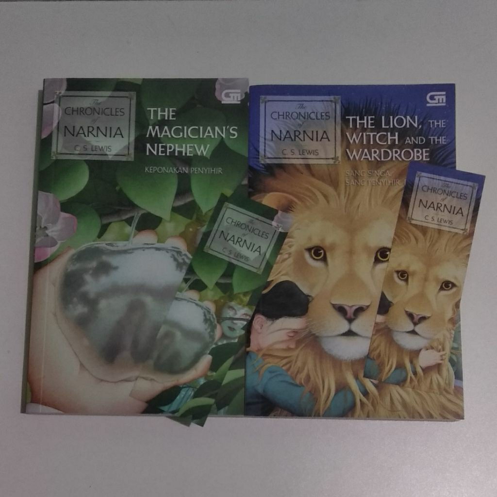 [PRELOVED] Novel The Chronicles of Narnia Series 1 & 2 - C. S. Lewis Ori