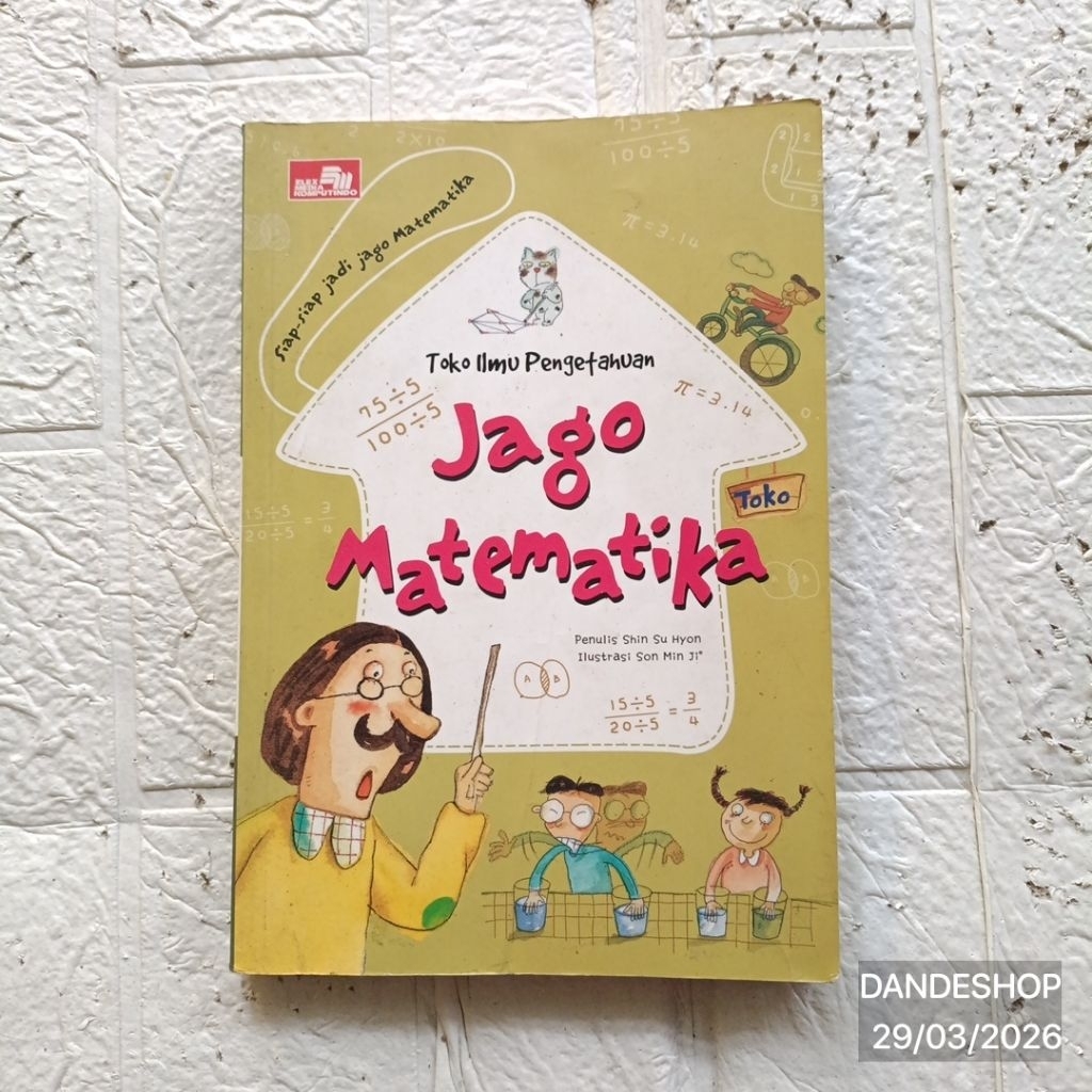 Jago Matematika - Toko Ilmu Pengetahuan - Komik Educomics Pengetahuan Bekas Preloved