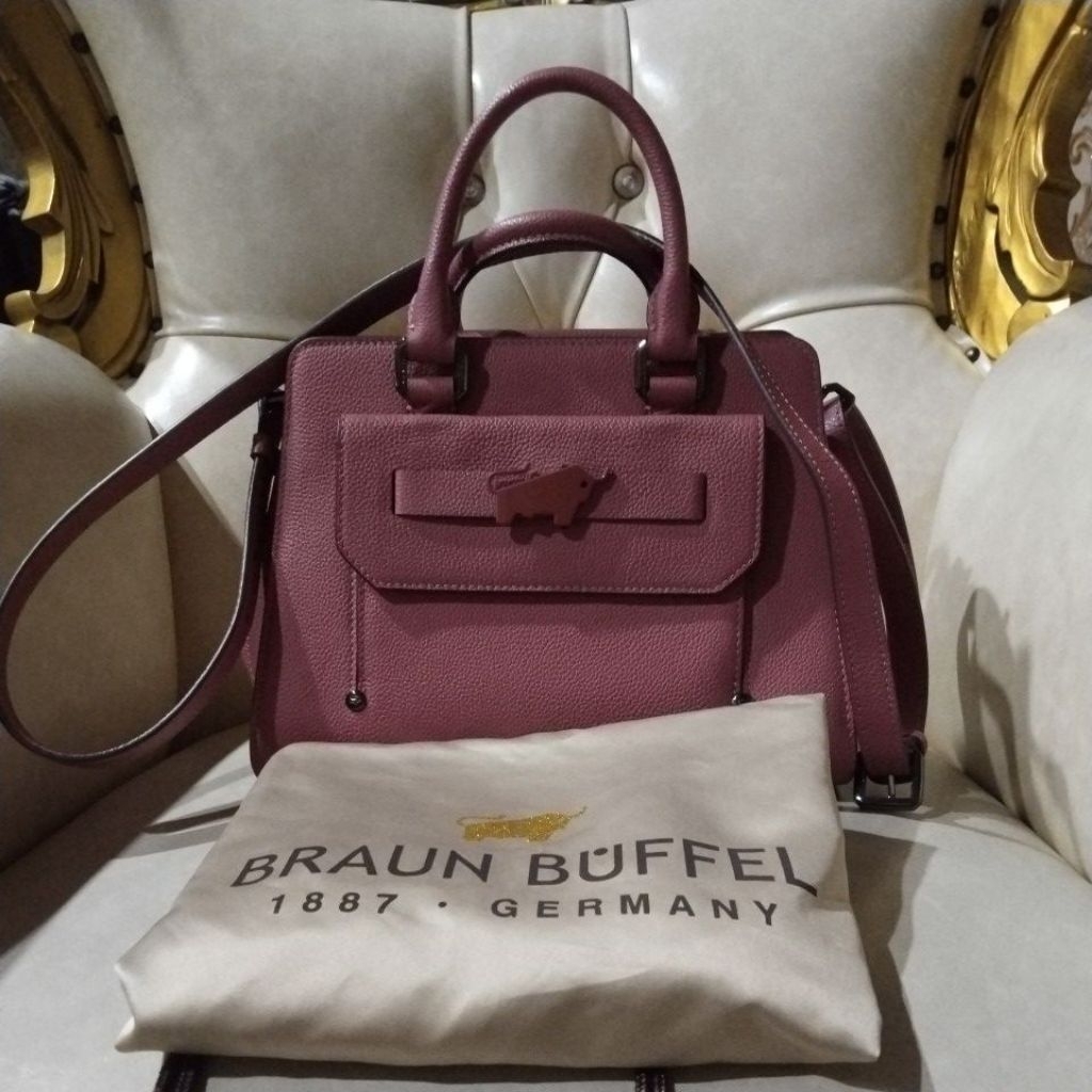 Tas BRAUN BUFFEL bekas pemakaian, second seken preloved