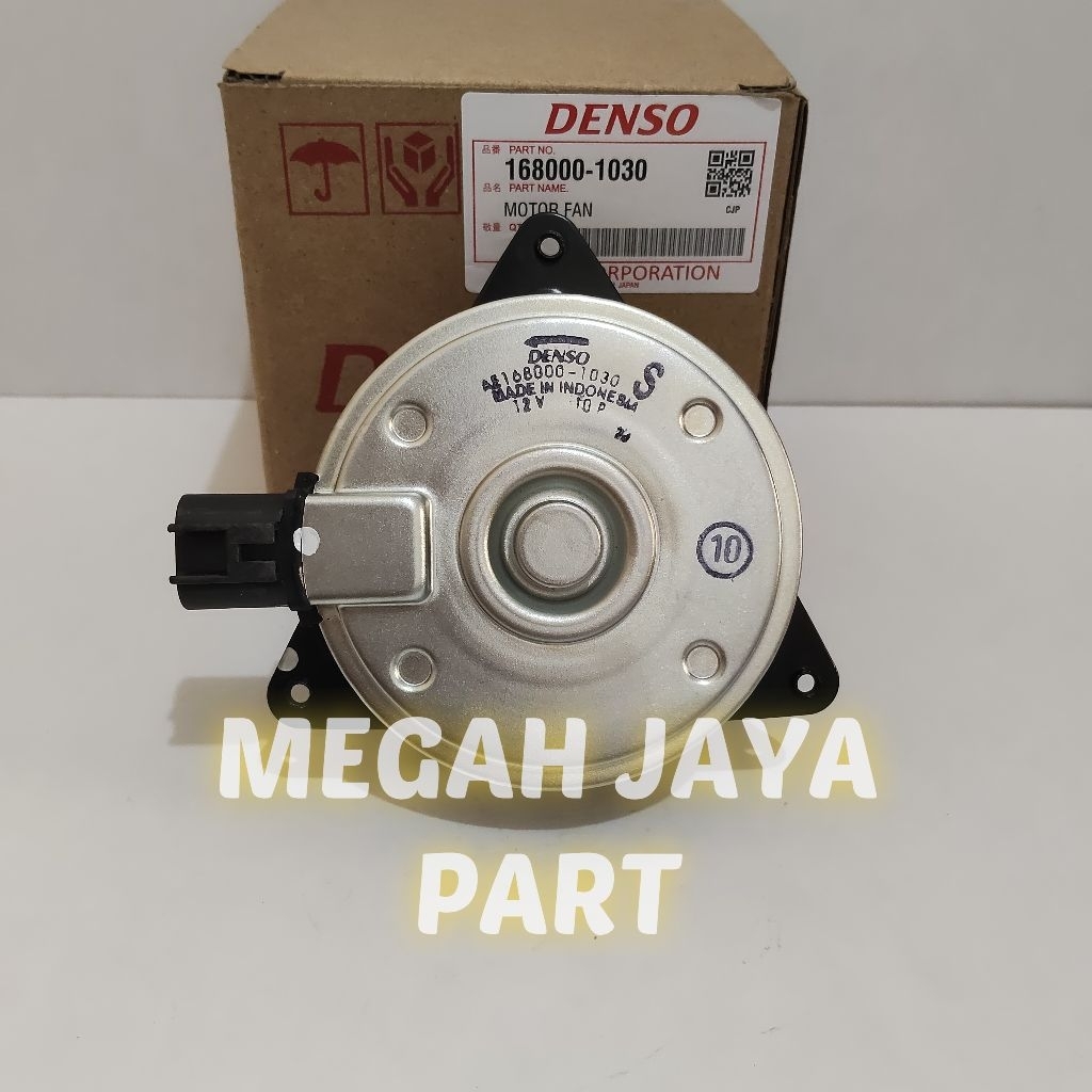 MOTOR DINAMO FAN RADIATOR/AC AGYA/AYLA 1.0/1.2 CC  KARIMUN ESTILLO WAGON R ORIGINAL DENSO GARANSI 2 