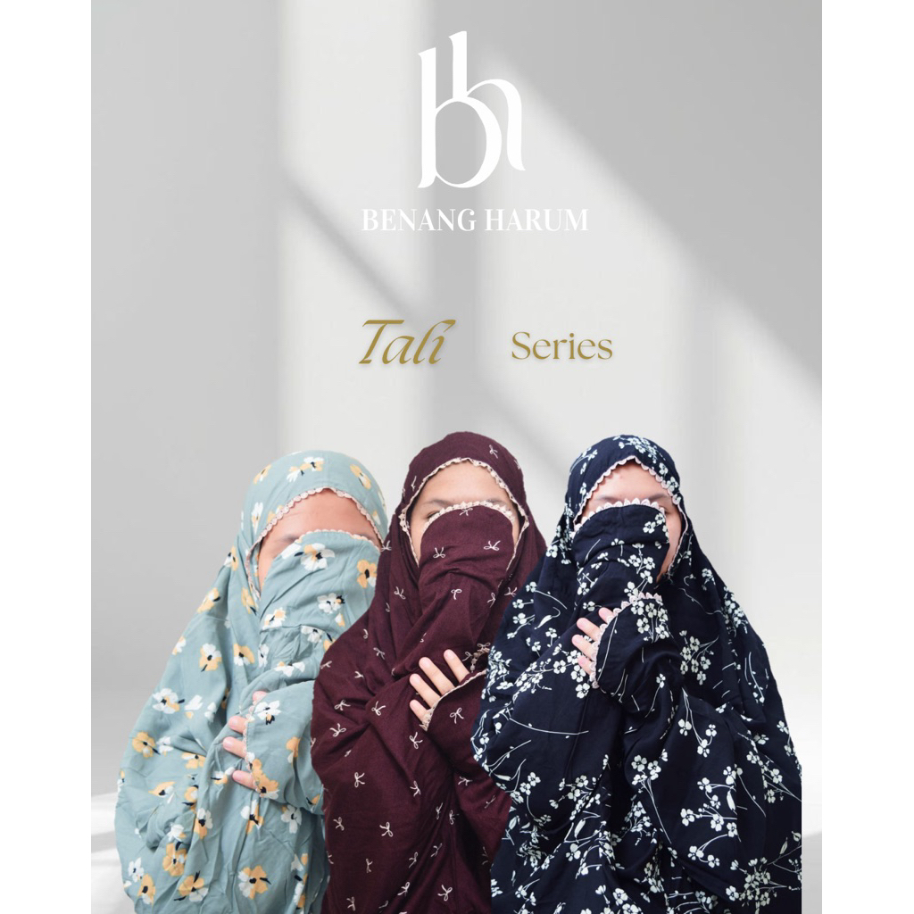 Mukena Terusan Benang Harum Rayon Premium 100rban Adem Lembut SERIES TALi ni