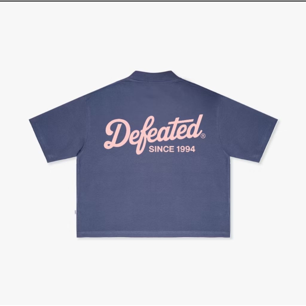 Exhale T Shirt Kaos Heavyweight Boxyfit Oversize Raised Denim Blue