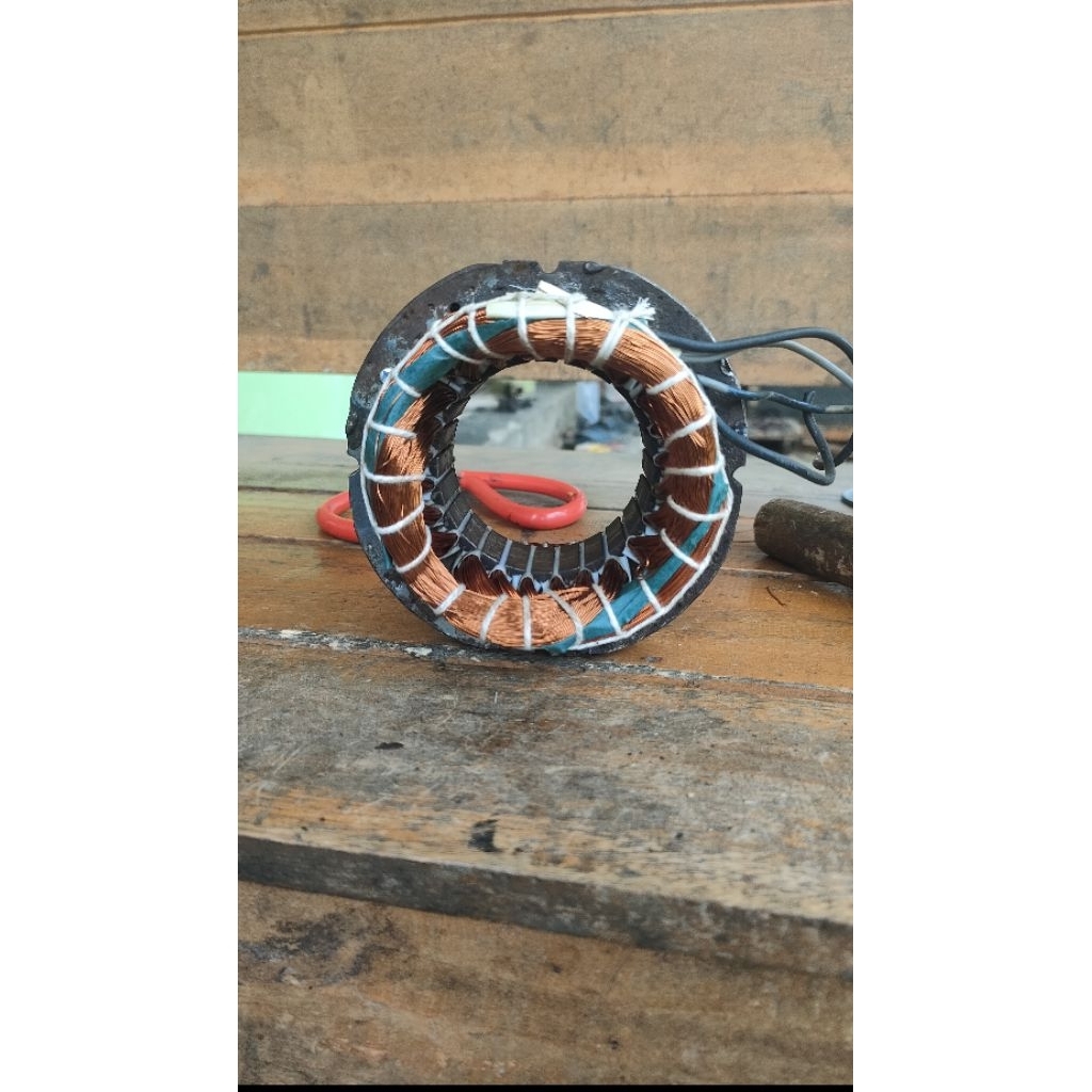 Spul Pompa Air Shimizu PS-121, 126, 128, 130, 135 - Kumparan Tembaga Murni, Tahan Lama, Garansi 1 Bu