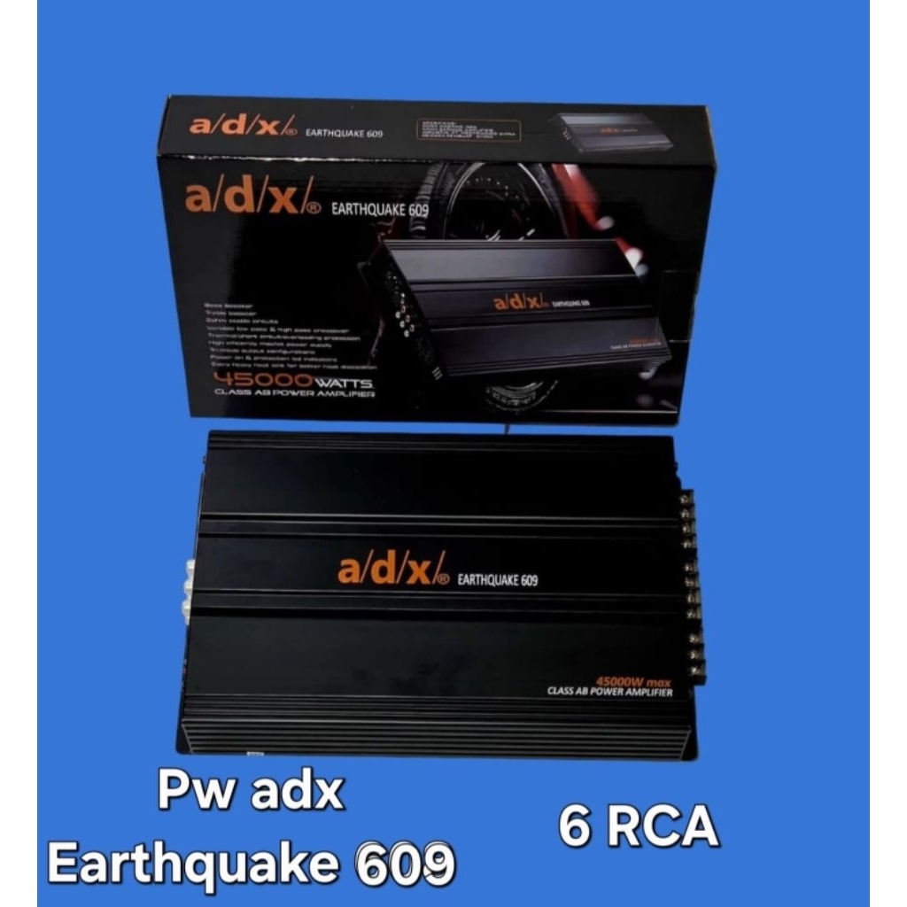 Power Audio 4ch ADX Earthquake 609