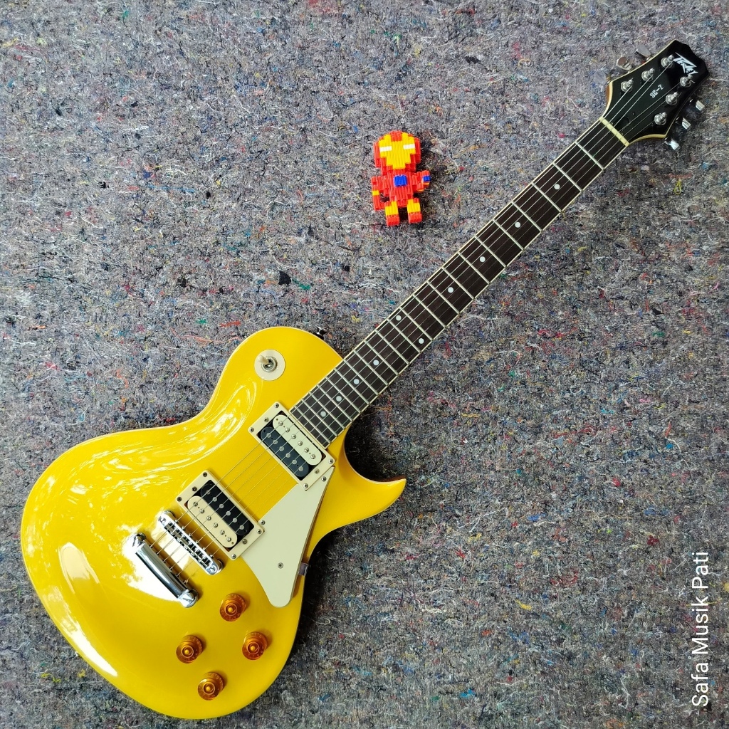 Peavey SC-2 Les Paul Gitar Elektrik Original, Mulus, Tangan Pertama, No Minus (Packing Kayu)