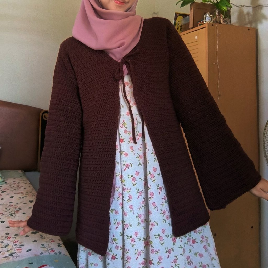 ELENA CROCHET CARDIGAN | CARDIGAN RAJUT | 100% HANDMADE