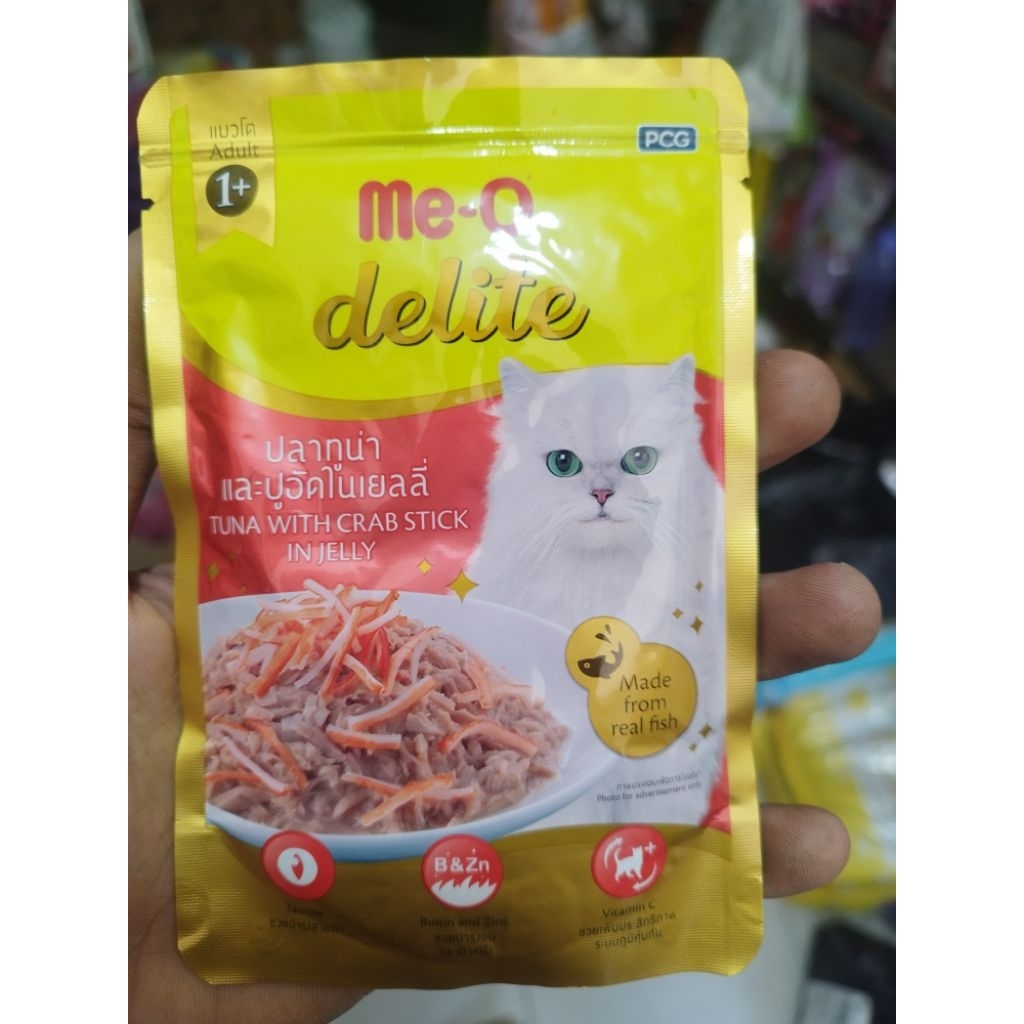 Meo Delite Pouch Tuna With Crab In Jelly / Me-o Delite 70gr