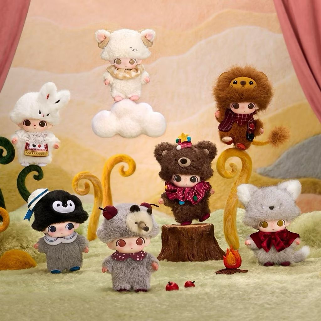 Dimoo secret teater club selected plush pendant popmart cherry hoglet sheep bunny fox penguin