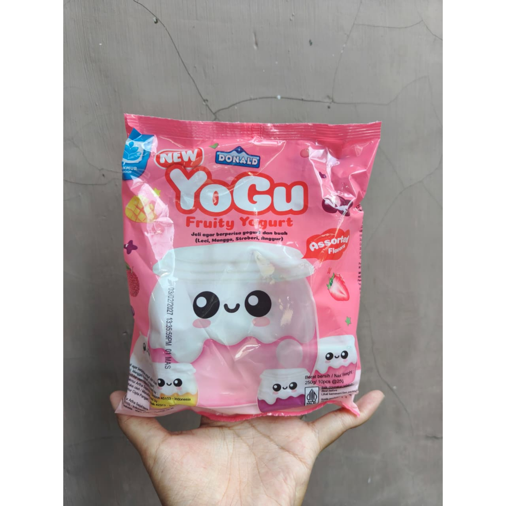 (1 BUNGKUS ISI 10 PCS) Donald Jelly Yogu Jelly Yogurt Anak