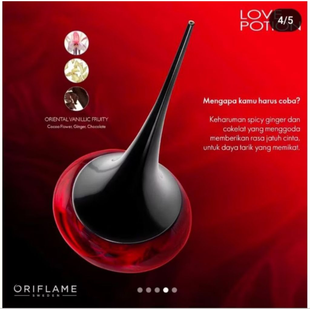 LOVE POTION EAU DE PARFUM 50ML ORIGINAL Parfum Oriflame Original