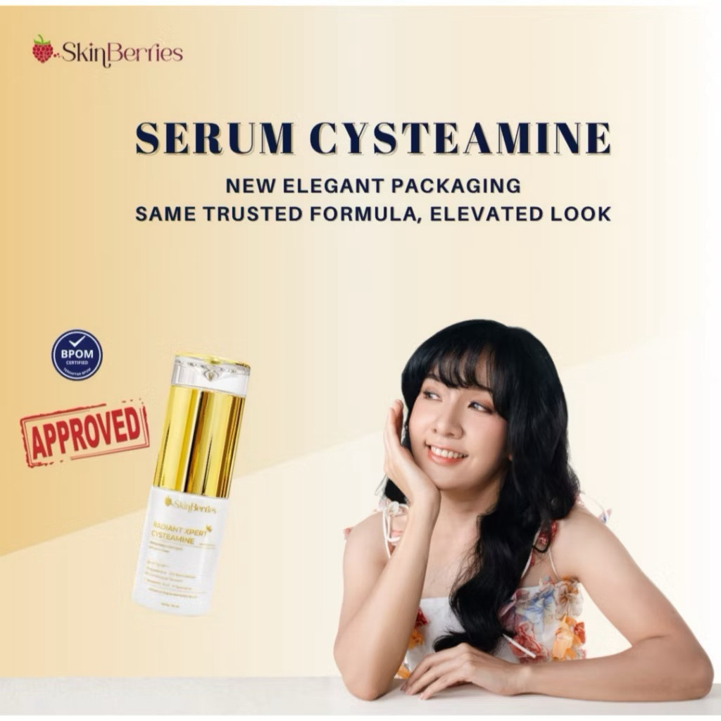 Radiant Xpert Cysteamine Skinberries untuk flek hitam kemasan baru