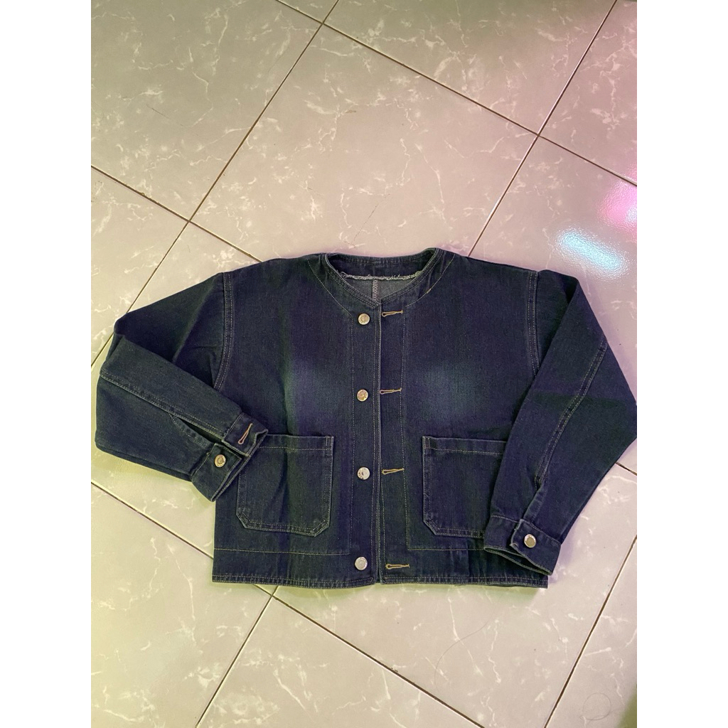 PL jaket jeans wanita