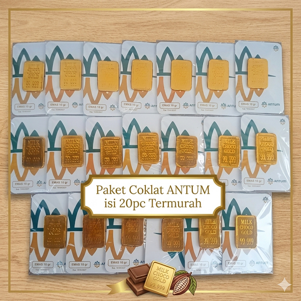 Coklat Antum / Coklat Emas LM / Coklat Gift emas