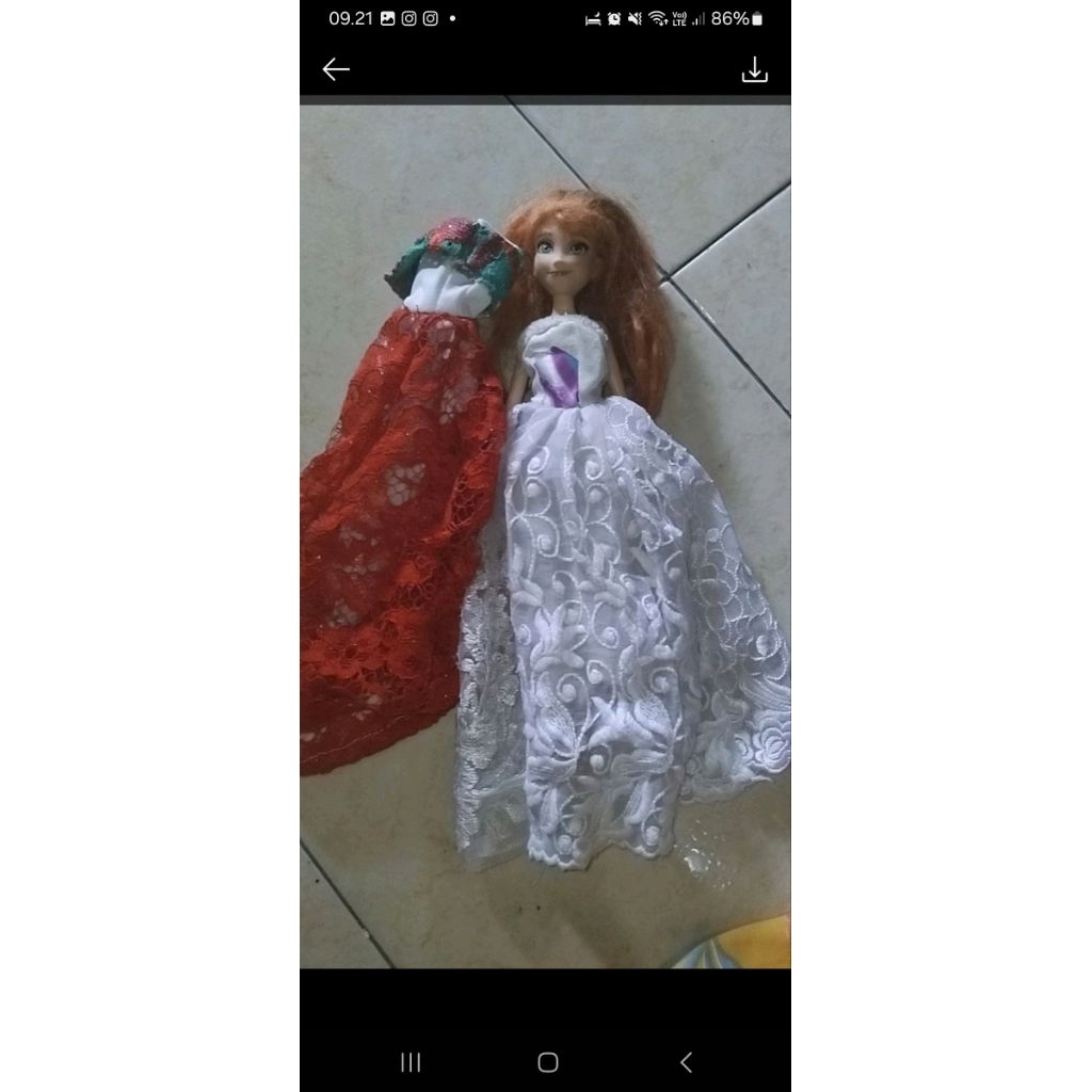 Preloved Hasbro Boneka Barbie Anna