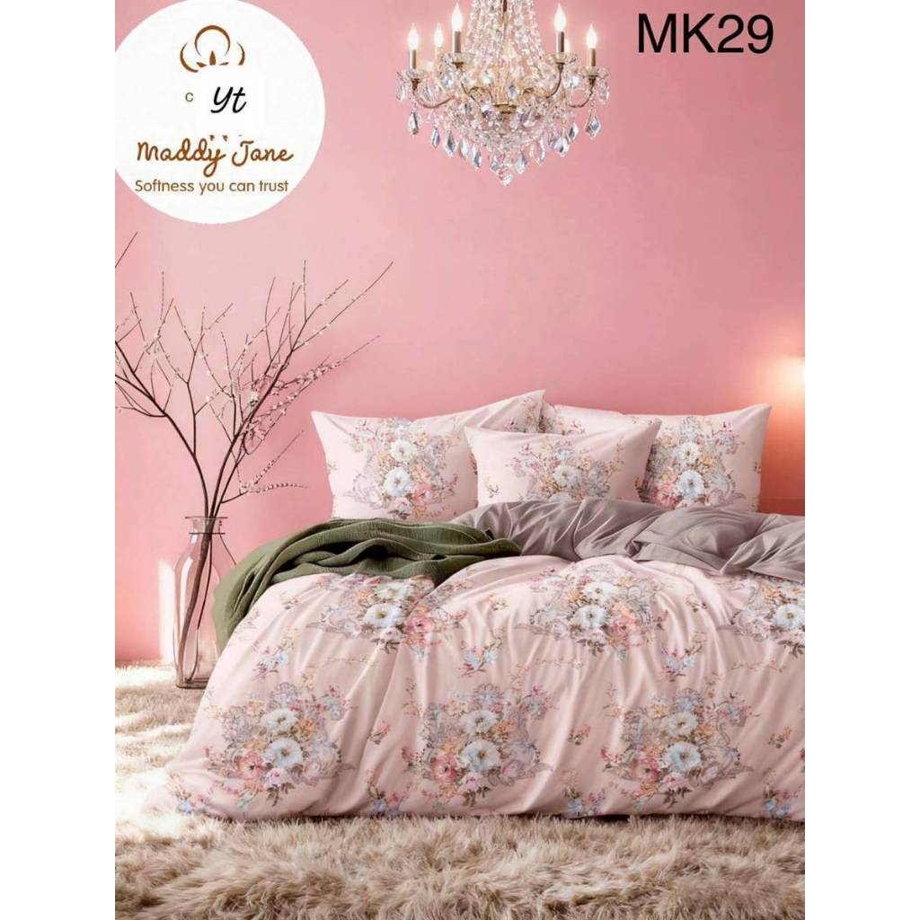 SATU SET Sprei Bedcover Katun Jepang Asli Premium Motif Terbaru 56 by Karel Prosperity