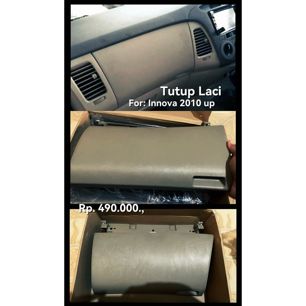 cover/tutup laci untuk innova 2010up
