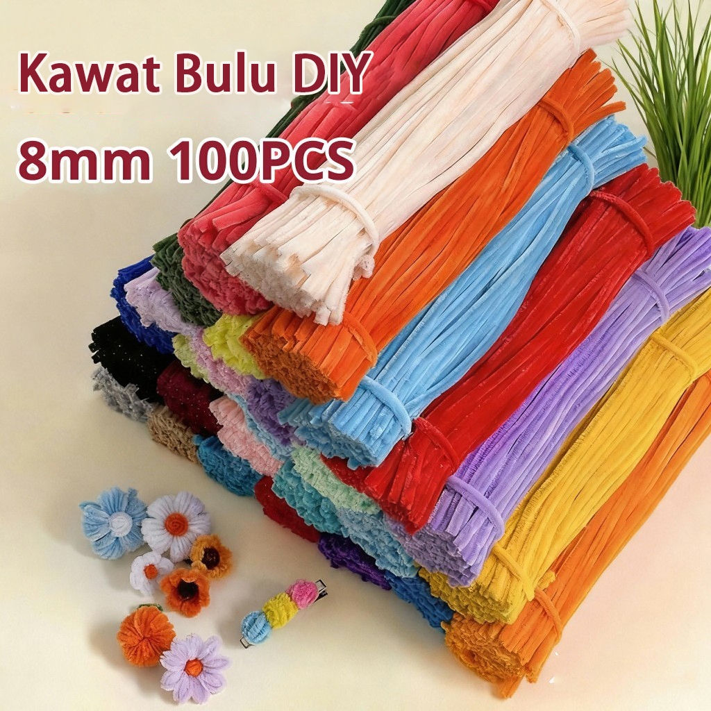 100 pcs kawat bulu mercy PREMIUM GEMBUL pipe cleaner gembul