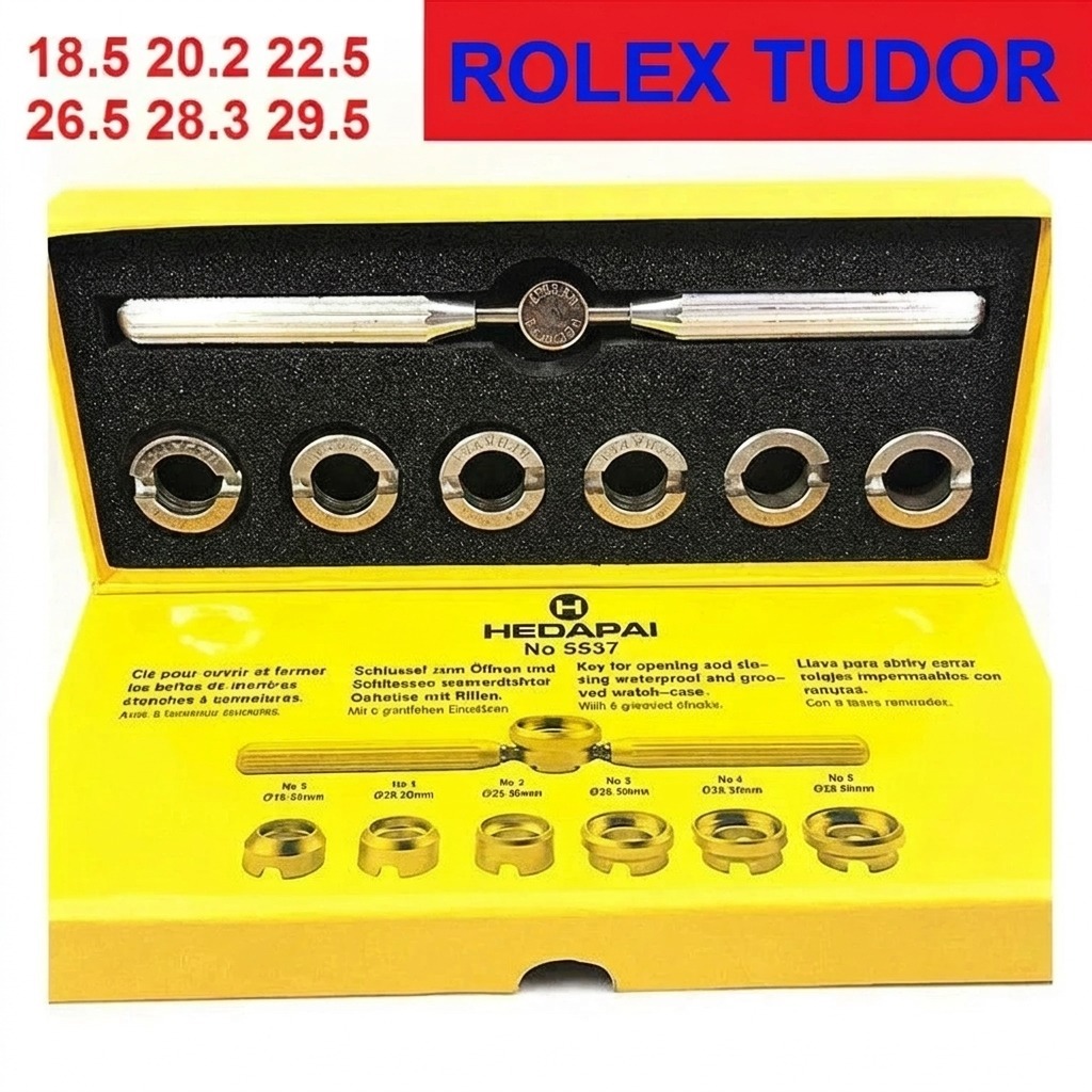 Alat Pembuka Jam Tangam ROLEX TODOR Hedapai 6 Mata Baja Kuat Dan Halus 5537 Tutup Belakang Rolex Gan