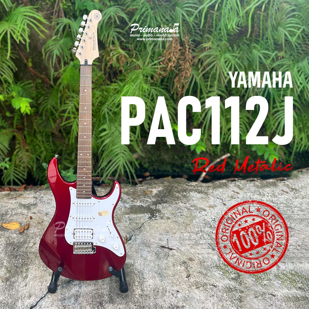 Yamaha Pacifica 112J RM Gitar Listrik PAC112J Guitar Elektrik Original Red Metallic