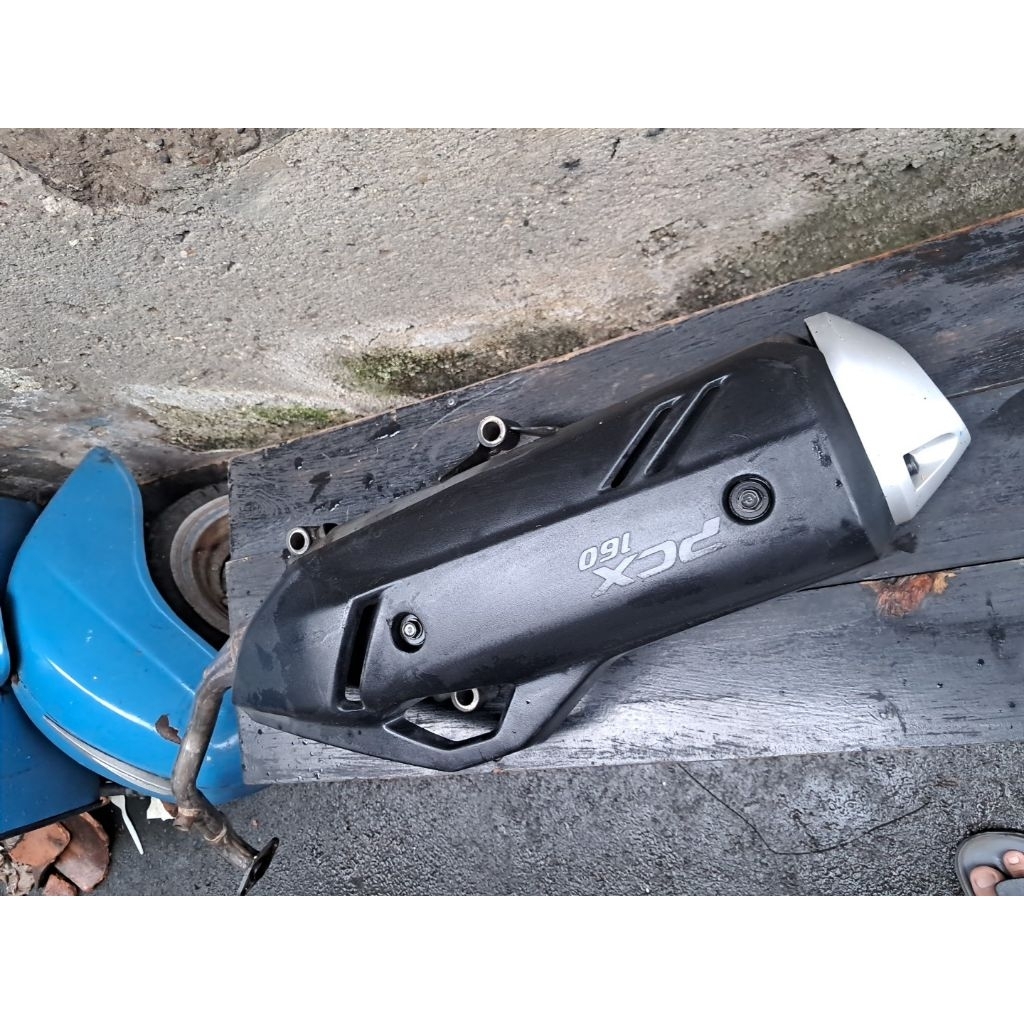 Knalpot pcx 160 vario 160 cc original ori copotan standar fullsystem fullset tinggal pasang ajah lay