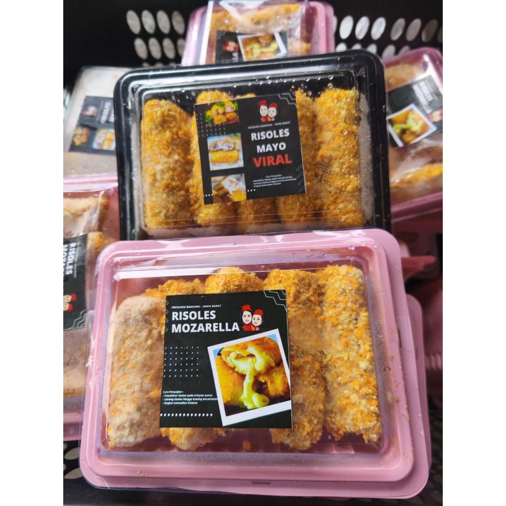 Risoles Beef Mayo Telur Frozen Isi 5 Pcs/risoles mozarella 5pcs