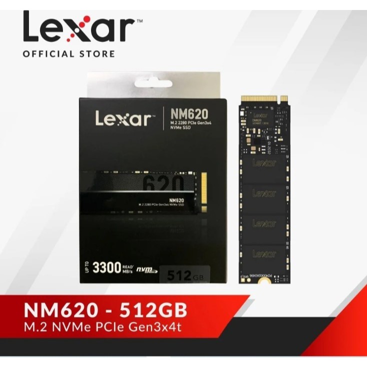 SSD NVME LEXAR NM620 512GB