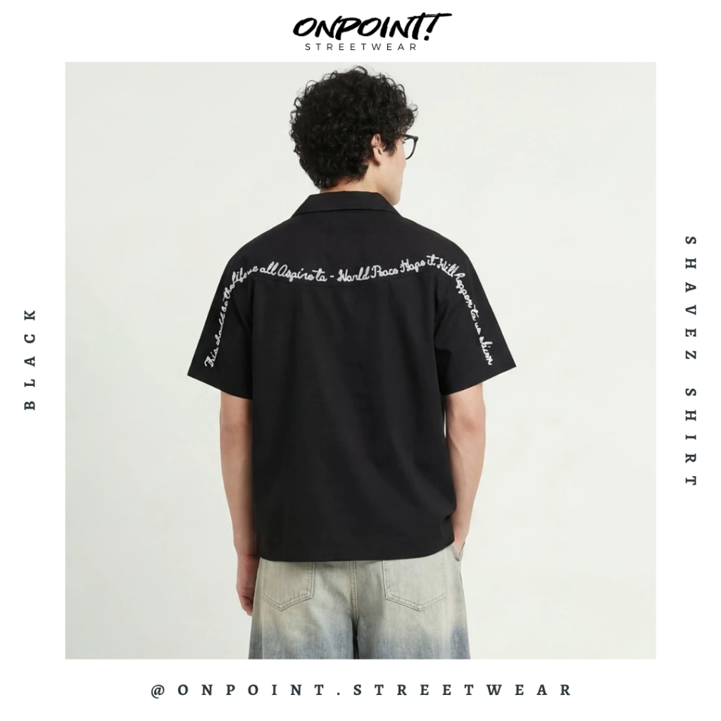 Chavez Shirt - kemeja lengan pendek short sleeve shirt flannel shirt kemeja flannel pria oversize ke