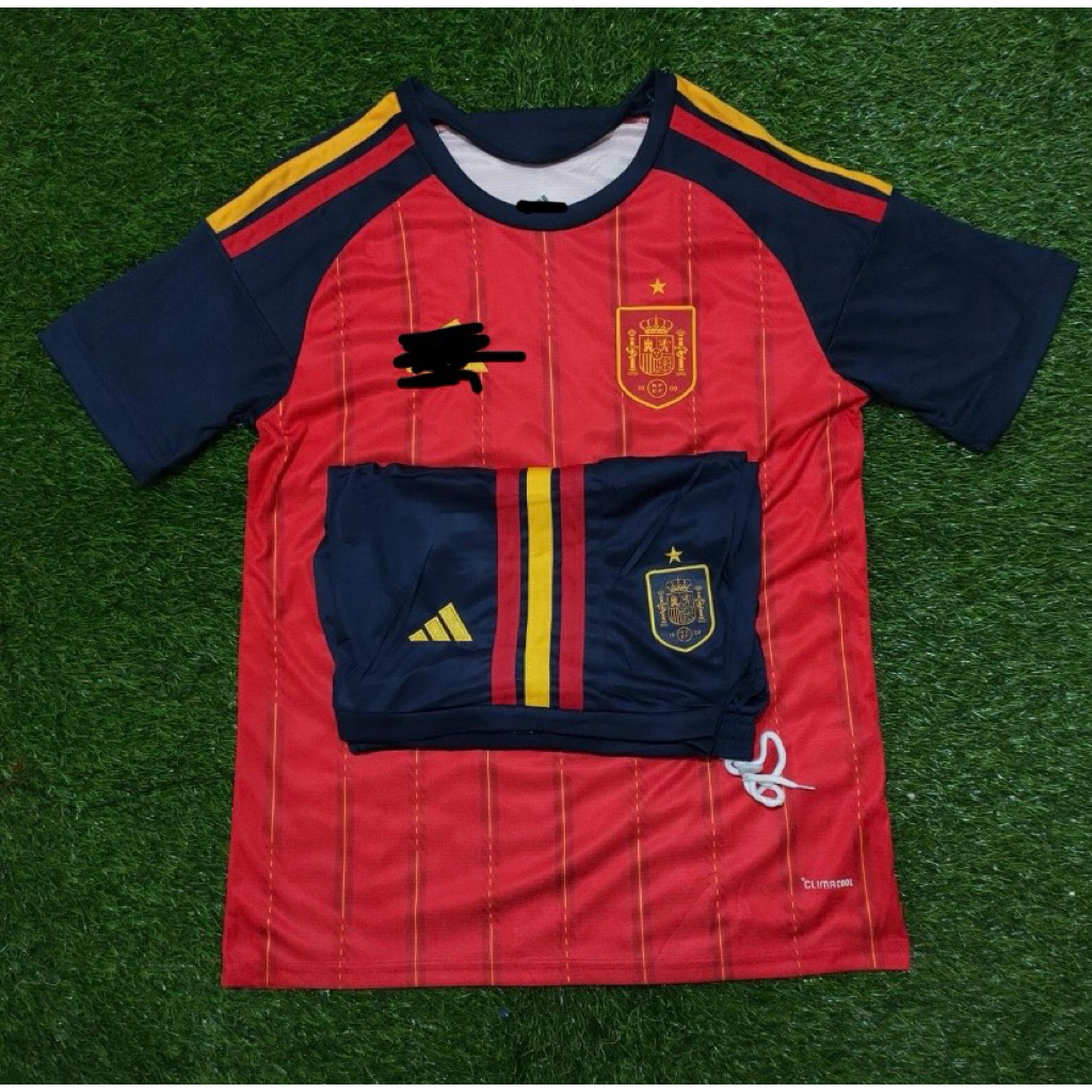 Stelan Setelan Jersey Kaos Baju Bola Timnas Tim Nasional Spanyol Spain Espana Home Away 3rd Third Hi