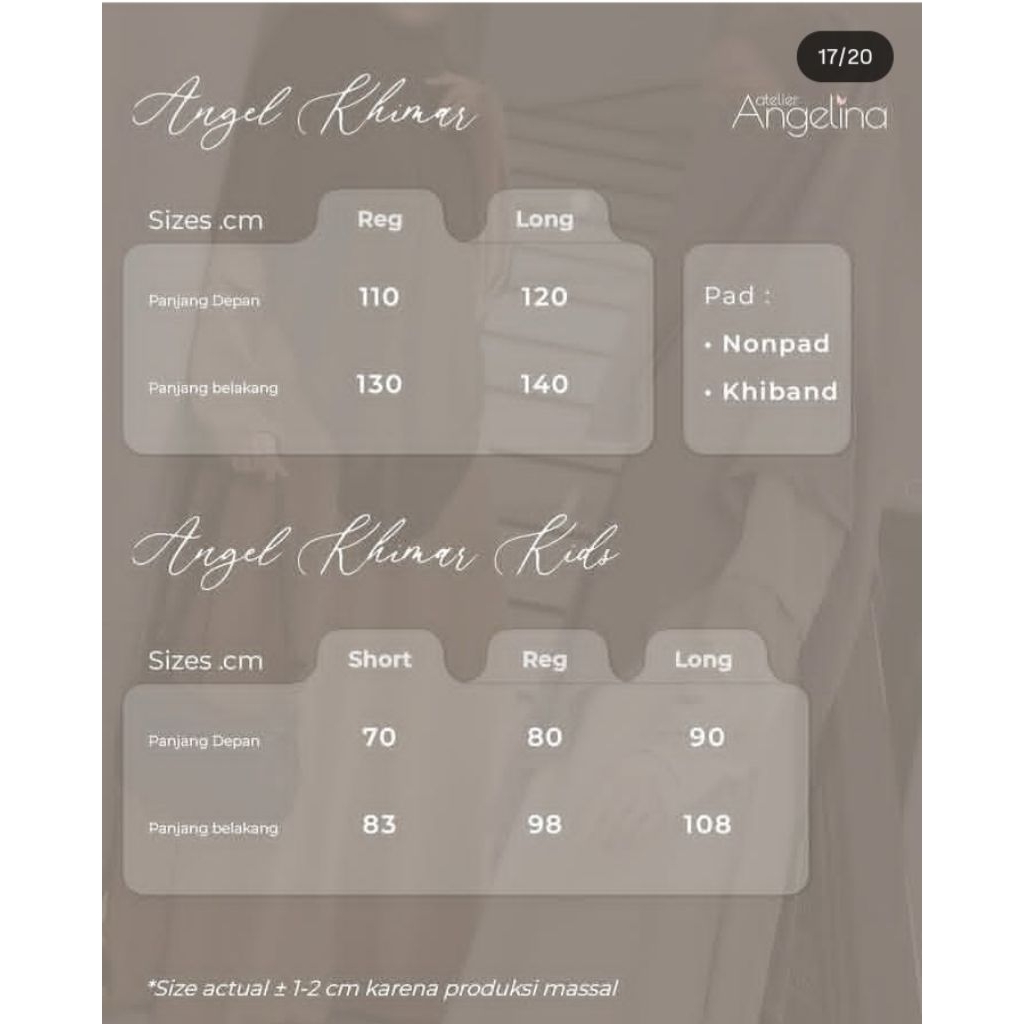 Angel Khimar Atelier Angelina coffee long