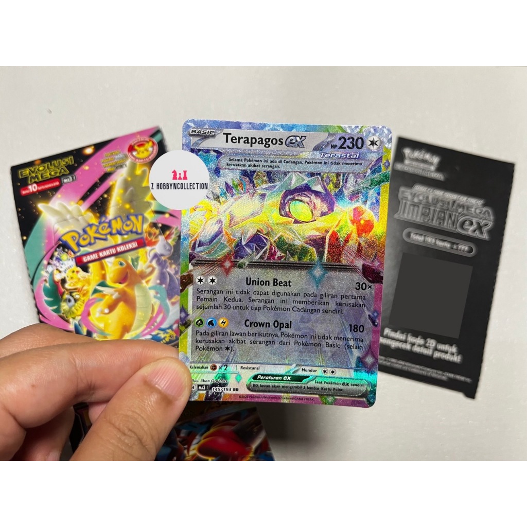Terapagos EX RR Holo | Pokemon TCG Indonesia