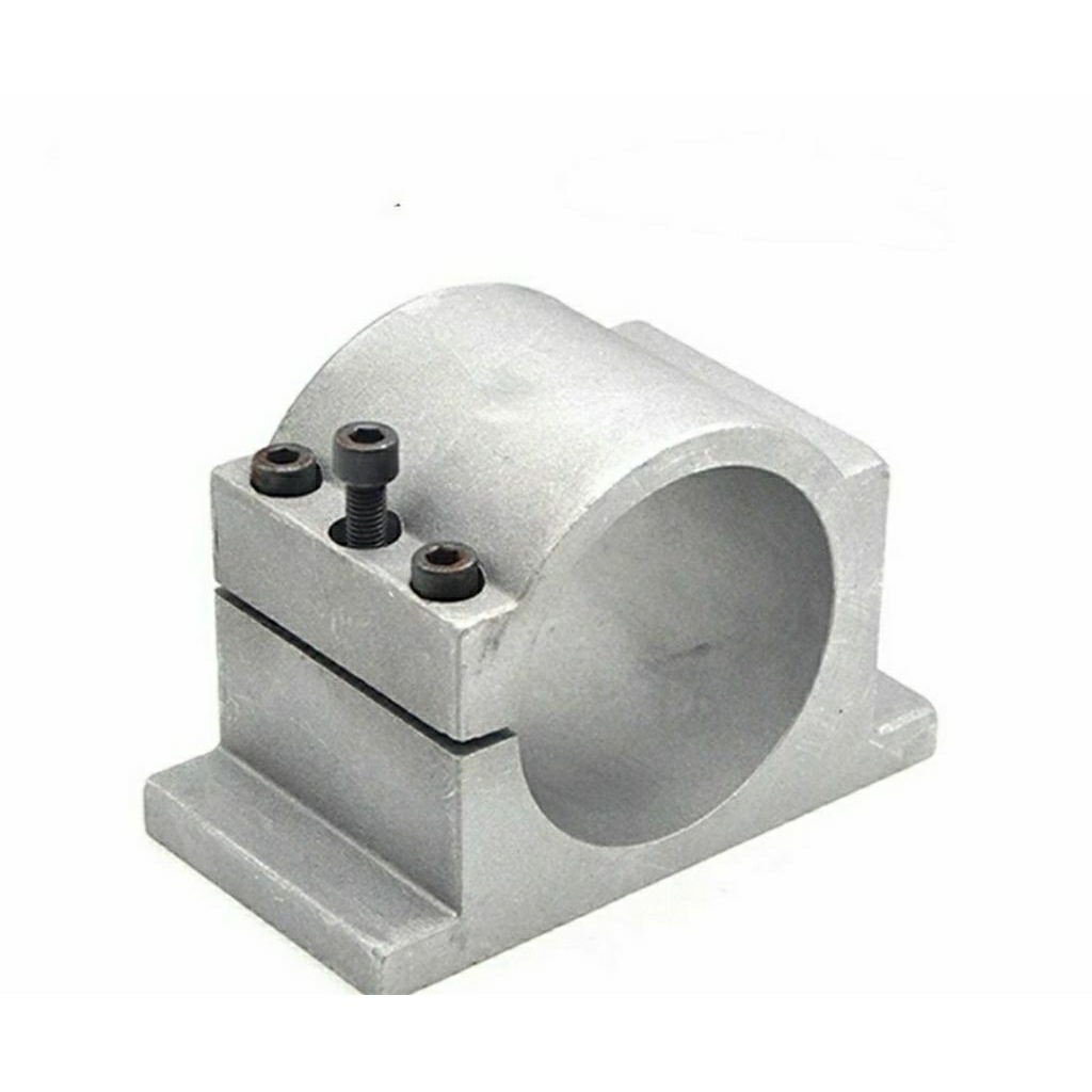 Bracket spindle dudukan router clamp router cnc bracket spindle dia 80