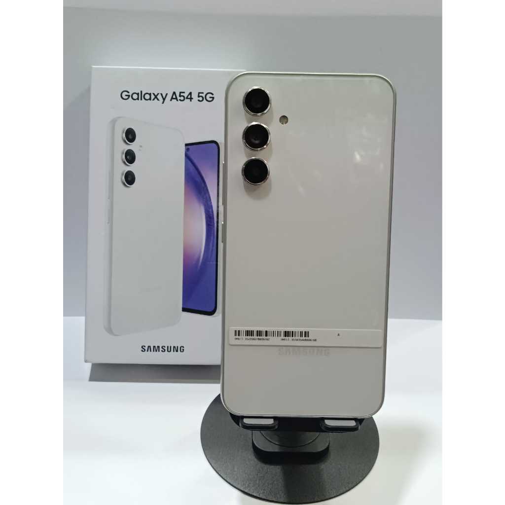 SAMSUNG GALAXY A54 5G - A546 8/128GB AWESOME WHITE SECOND FULLSET ORIGINAL