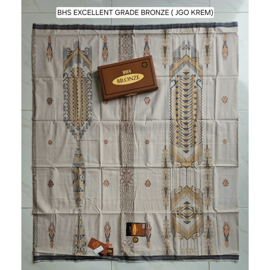 Sarung BHS Classic Excellent Bronze Motif TKT TKG TKC TKM SCO SGS SMB SGB SCT Original