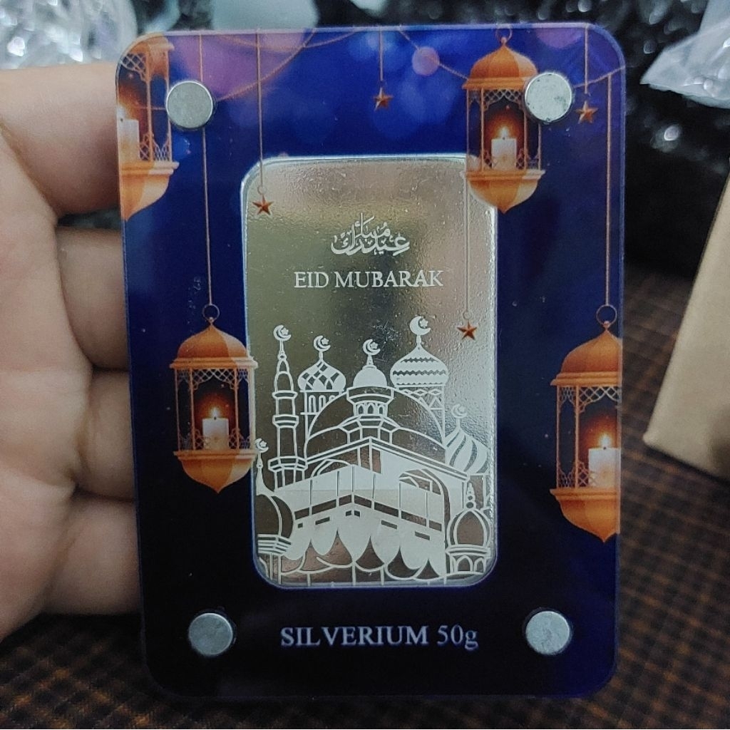 KADO IDUL FITRI HADIAH LEBARAN PARCEL RAMADHAN PERAK MURNI 50 GRAM ASLI ORIGINAL BARU TERMURAH FINE 