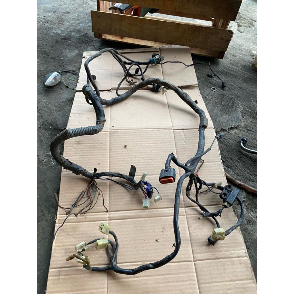 Kabel body vixion old lama 3C1 minus soket kunci kontak original copotan motor