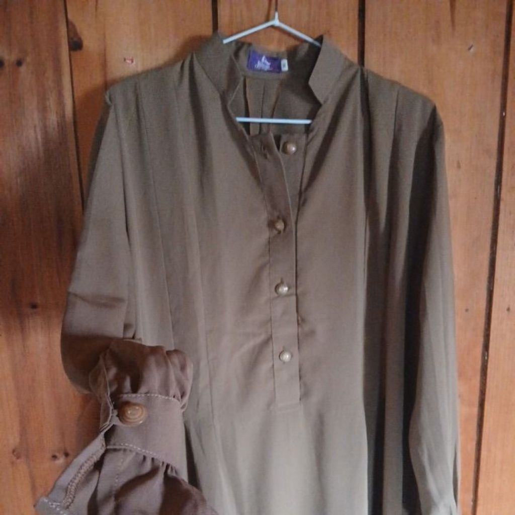 gamis warna pdh